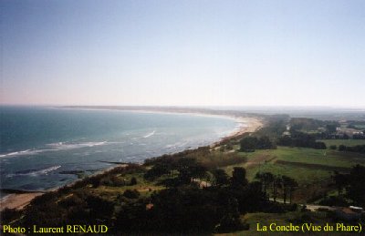 Plage de la Conche vue du Phare